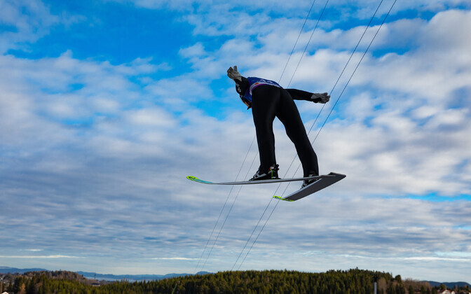 Kristjan Ilves Trondheimi MM-i treeningul