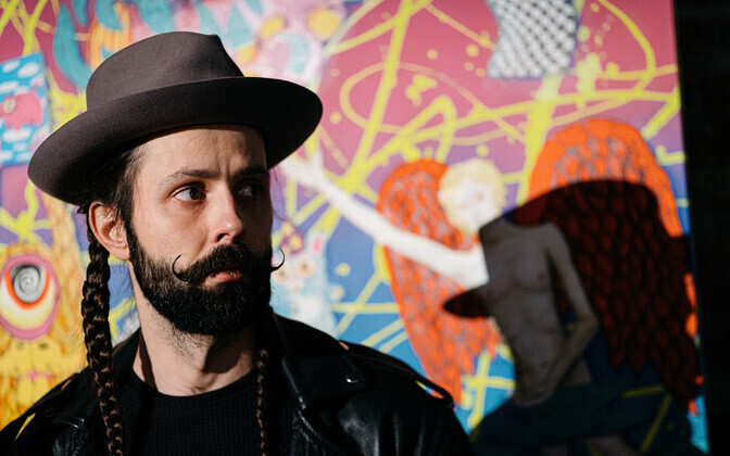 Робин Ныгисто на открытии выставки в PoCo.