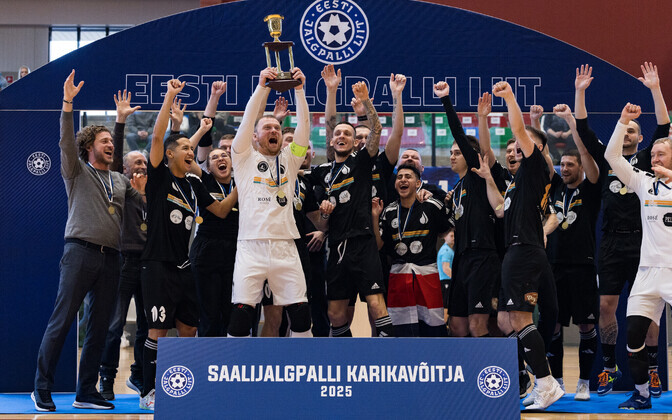 Saalijalgpalli karikavõistluse finaal: Tallinna FC Bunker Partner – Jõhvi FC Phoenix