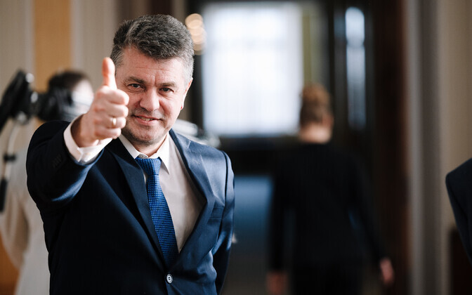 Riigikogu sitting which saw the vote to amend the Constitution to strip citizens of aggressor nations from being able to vote in Estonian elections pass by 93 votes to 7, Wednesday, March 26, 2025.