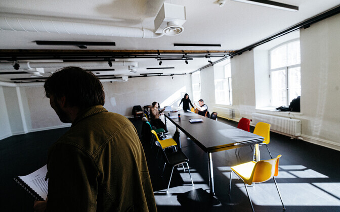 В Таллиннском городском театре.