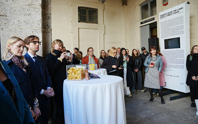 Tactile Baltics exhibition opening at the Milan Design Week 2025.