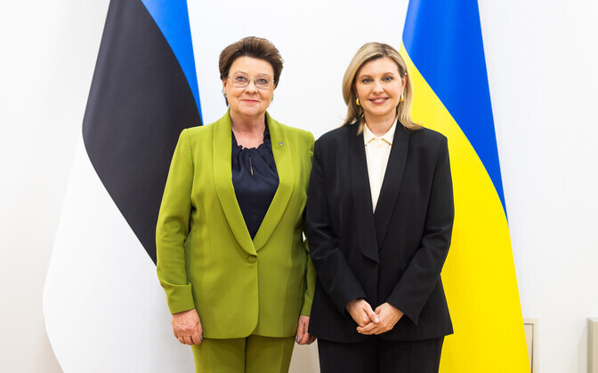 Сирье Карис и Елена Зеленская открыли новый семейный дом в Житомире.