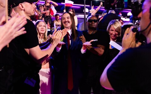 Eurovisiooni esimese poolfinaali green room'i melu