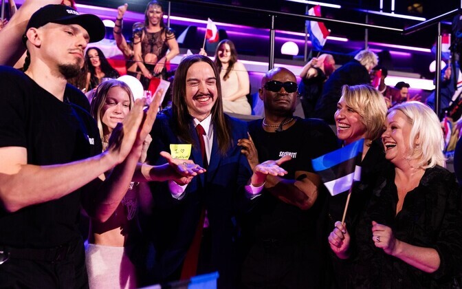 Eurovisiooni esimese poolfinaali green room'i melu