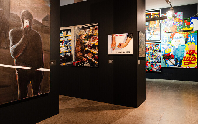 Mikkeli muuseumis Reigo Kuivjõgi kogu näituse esitlus