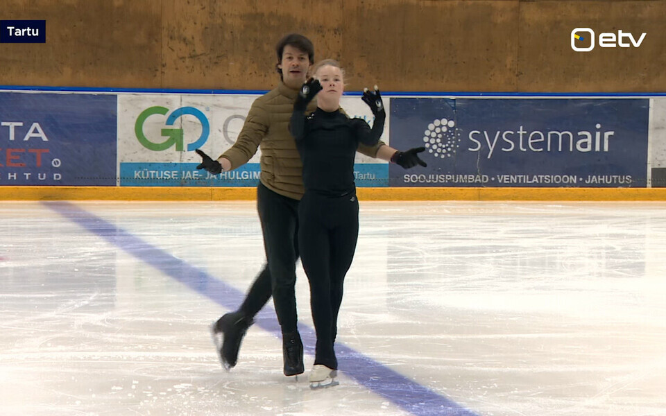 Stephane Lambiel ja Maria Eliise Kaljuvere