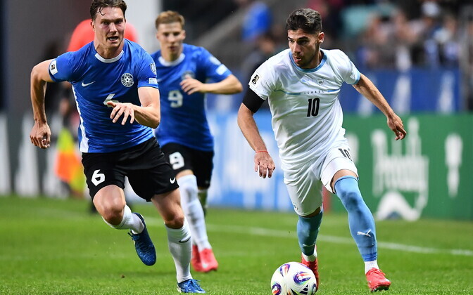 Отборочный матч ЧМ-2026 по футболу: Эстония-Израиль.