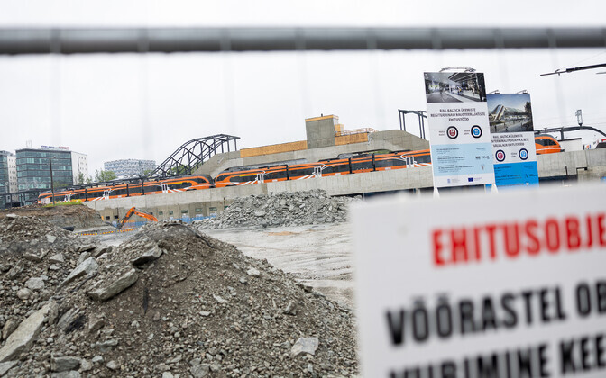 Esimene rong Ülemiste Linda terminalis