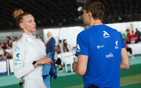 Katrina Lehis ja Nikolai Novosjolov EM-il