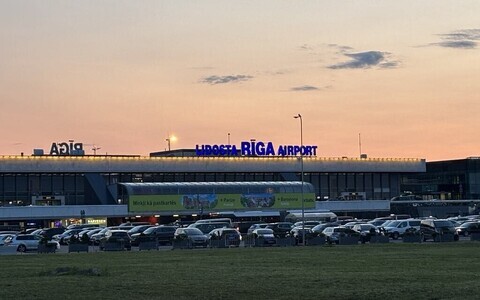 Рижский аэропорт.