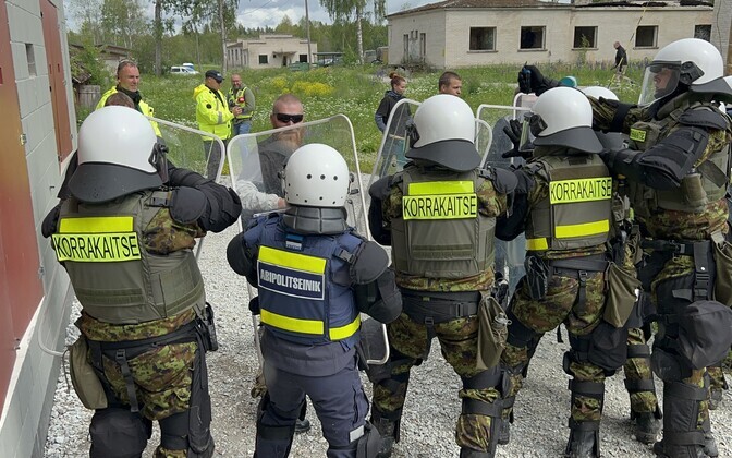 Crisis reserve training at Rabasaare barracks, June 19, 2025.