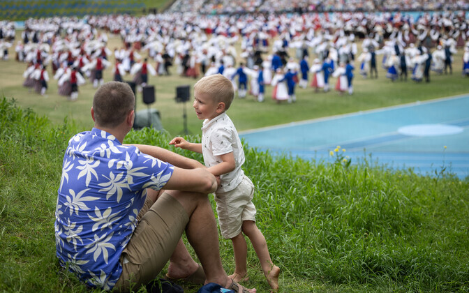Kalevi staadionil toimus tantsupeo peaproov-etendus