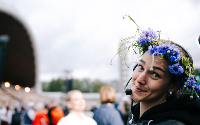 Rahvusringhäälingu töötajad laulu- ja tantsupeol