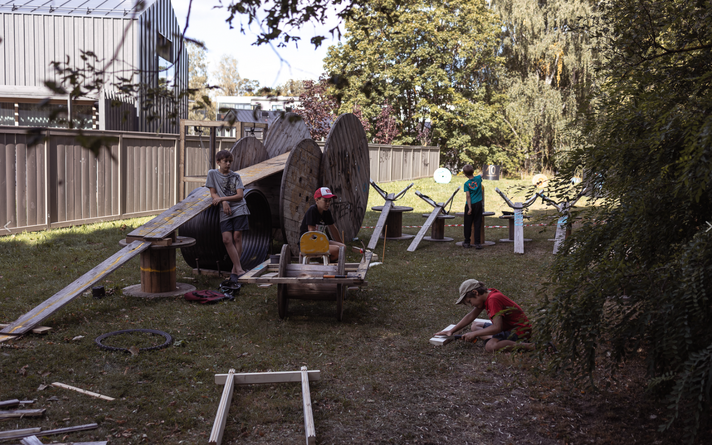 ERM-i õuele kerkis lastele ja noortele mõeldud kolahoov.