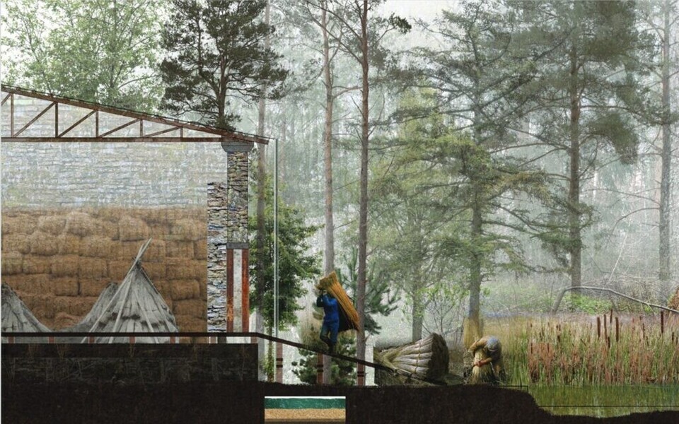 Harku metsa kavandatav ruum peaks tekkima olemasolevate kihistuste – varemed, lagunenud taristu, floora – ja seal tegutsevate inimeste vajaduste ja tegevuse dialoogis.