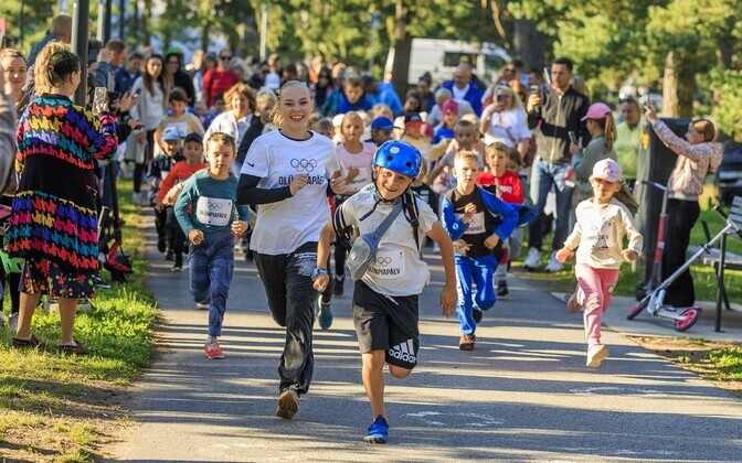 Olympic Day in at Männi Park in Mustamäe, Tallinn. August 27, 2025.