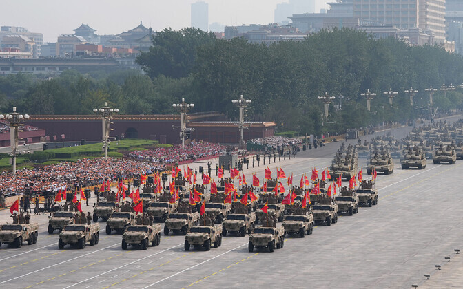 Hiina tähistas  suurejooneliselt Teise maailmasõja lõpu 80. aastapäeva