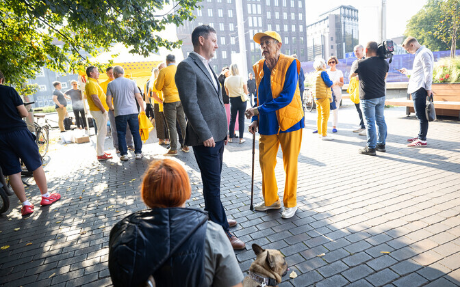 Предвыборная кампания реформистов в Таллинне.