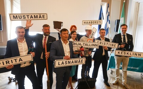 Первые номера списка Центристской партии в районах Таллинна на выборах 2025 года.