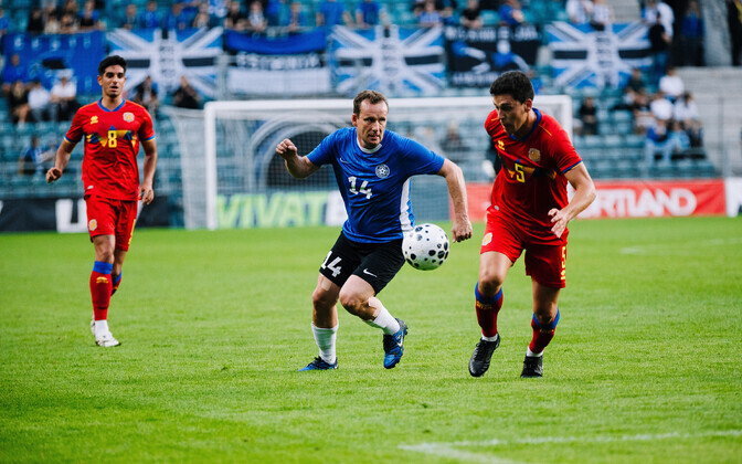 Estonia-Andorra friendly in Tallinn, September 9, 2025.