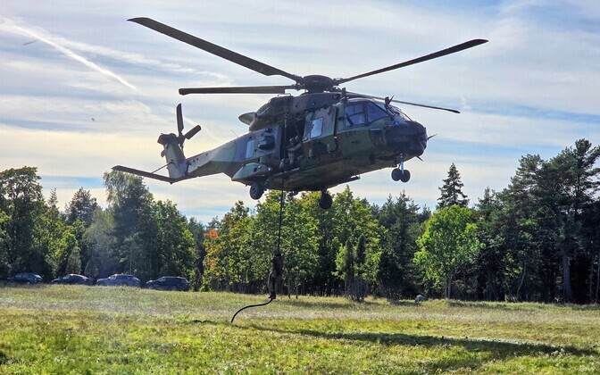 Orkaan (Hurricane) training exercise in Saaremaa.