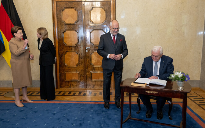 German President Frank-Walter Steinmeier's official visit to Kadriorg, Thursday, October 9, 2025.