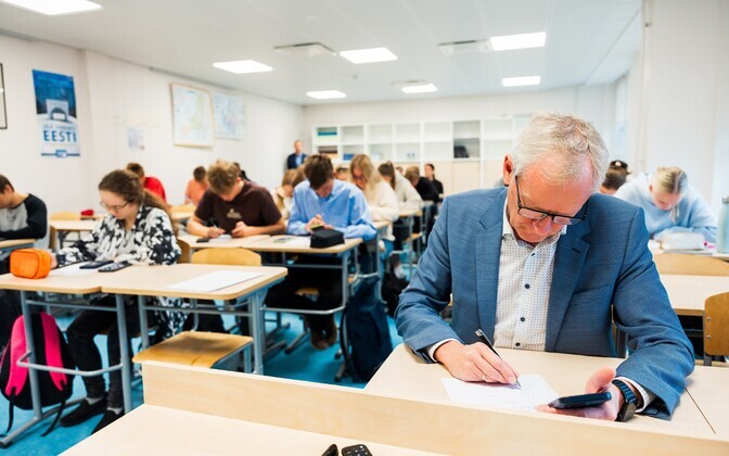 E-rehkendus 2025 ühistegemine Pärnu Koidula Gümnaasiumis.