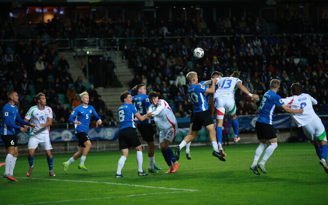 Jalgpalli MM-valikmäng Eesti - Itaalia