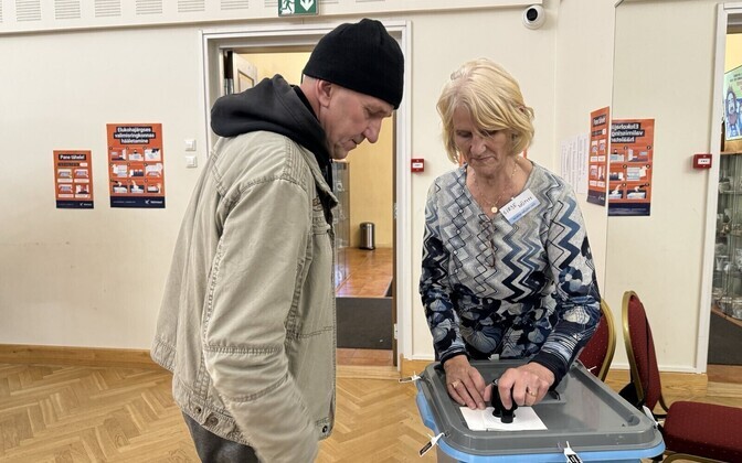 Избирательный участок в Пярну.