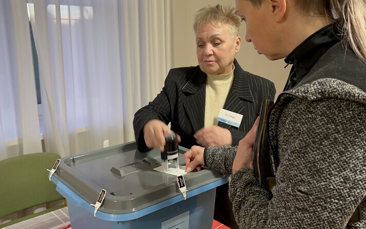 Valimised Kohtla-Järve Sompa linnaosas, 19.10.2025.