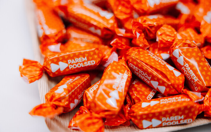 Конфеты с логотипом 