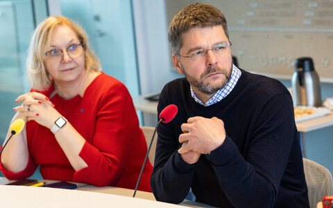 Марис Лаури и Евгений Осиновский.