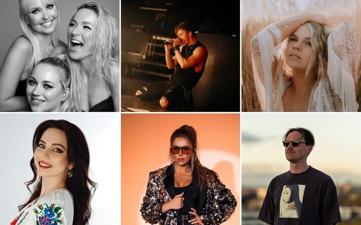 Vanilla Ninja, Ollie, Marta Pikani, Uliana Olhyna, Grete Paia, Noep