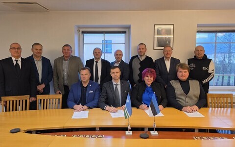 Подписание коалиционного соглашения в волости Тапа.