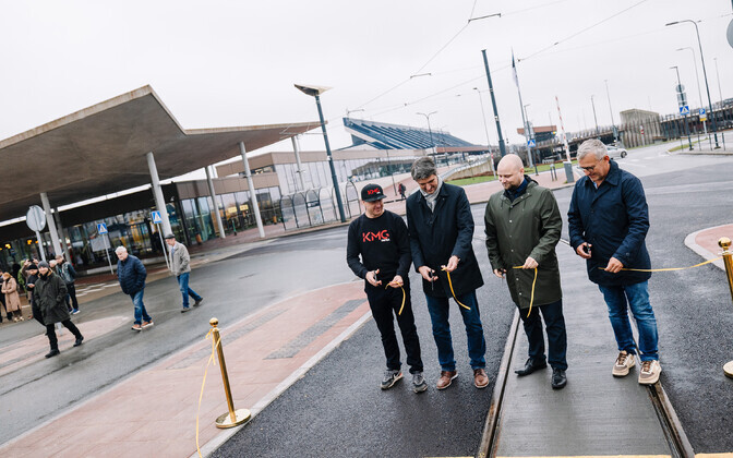 Opening of the second Tallinn Airport tram turnaround.