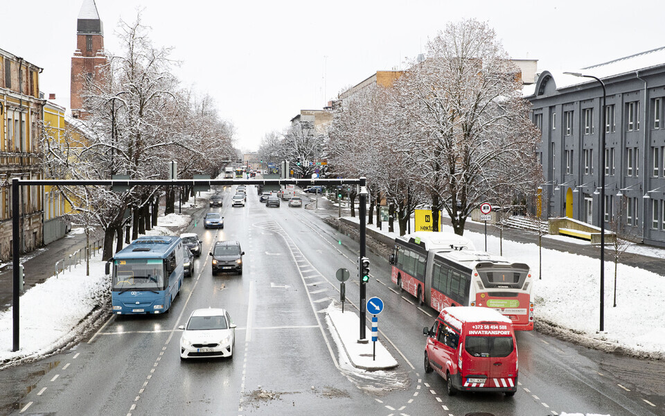 Снег в Тарту,  18.11.2025.