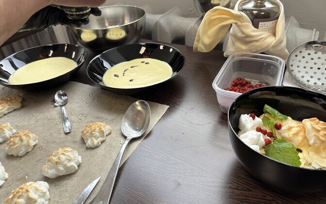 Lumepallisupp ('Snowball soup') bake-off in Türi, Monday, November 24, 2025.