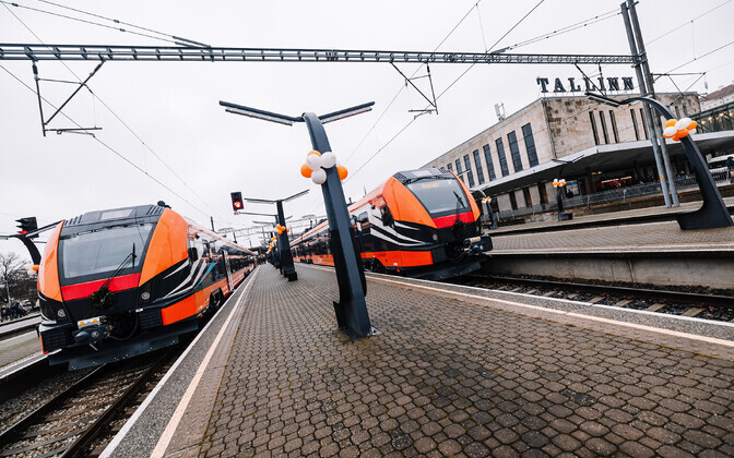 Новые поезда Elron.