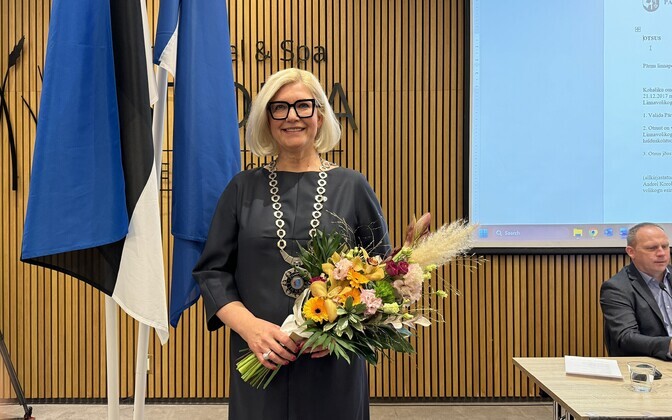 Пярнуское горсобрание выбрало мэром Кристель Вольтенберг.