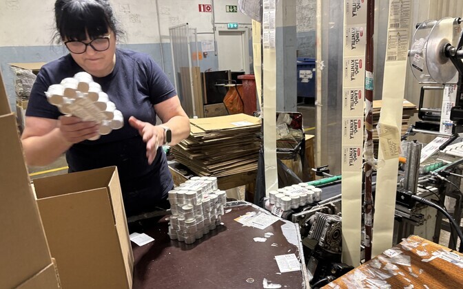Production at the Viljandi-based AS Hansa Candle is in full swing. December 2025.