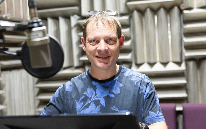 Kuuldemäng „Rooma Maraton“ salvestus, näitleja Andres Mähar.