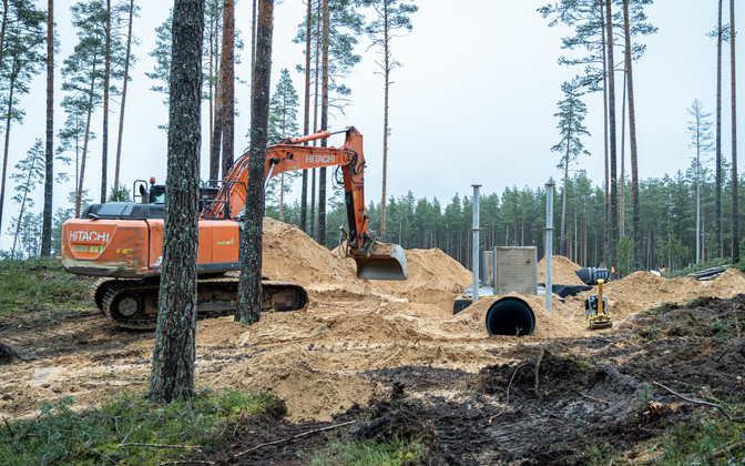 Estonia is installing the first five bunkers on it's southeastern border, which is part of the Baltic Defense Line.