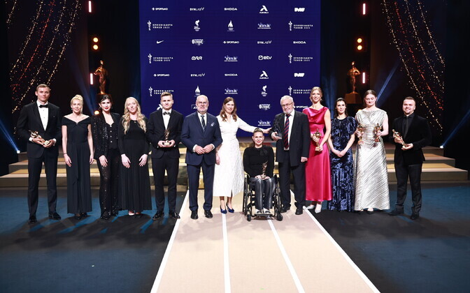 Церемония награждения лучших спортсменов Эстонии 2025 года.
