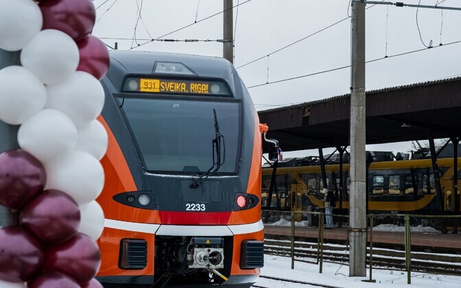 Elron carried out the final test on the Tartu-Riga line on January 5, 2026.