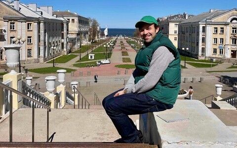 Franciso Martínez in Sillamäe.