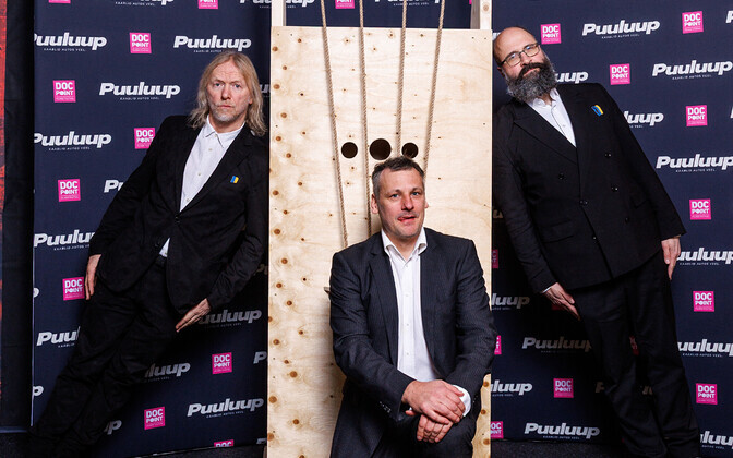 Ansambel Puuluup ja režissöör Taavi Arus