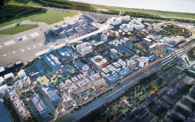 Ülemiste piirkonna arenduse visuaal