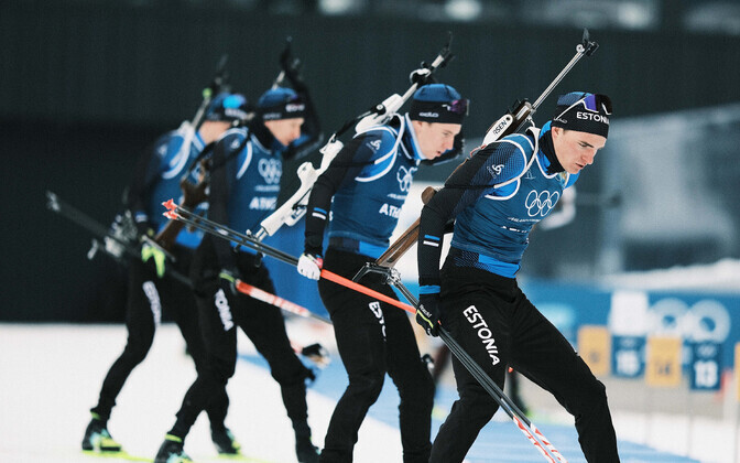 Тренировки биатлонистов в Антерсельве.