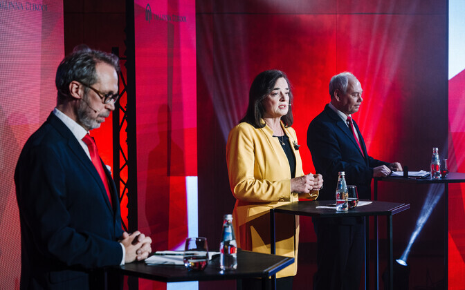 Открытые дебаты кандидатов в ректоры Таллиннского университета.